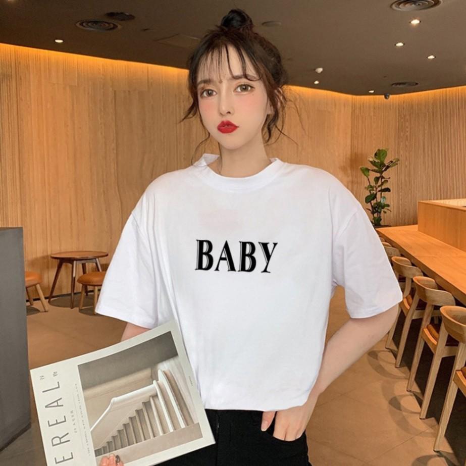 Áo Thun Tay Lỡ In Baby