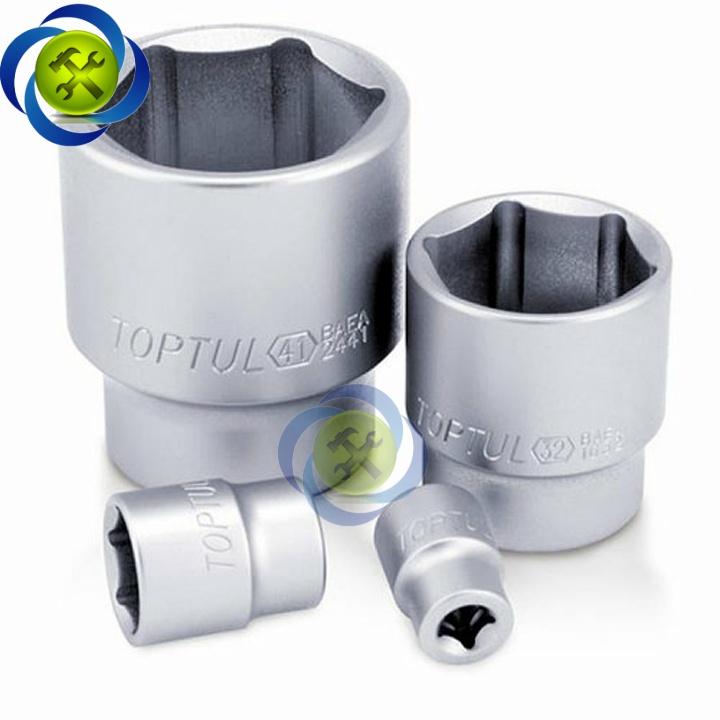Tuýp 8mm loại 1/4 TOPTUL BAEA0808 trắng ngắn cao 25mm 6 cạnh