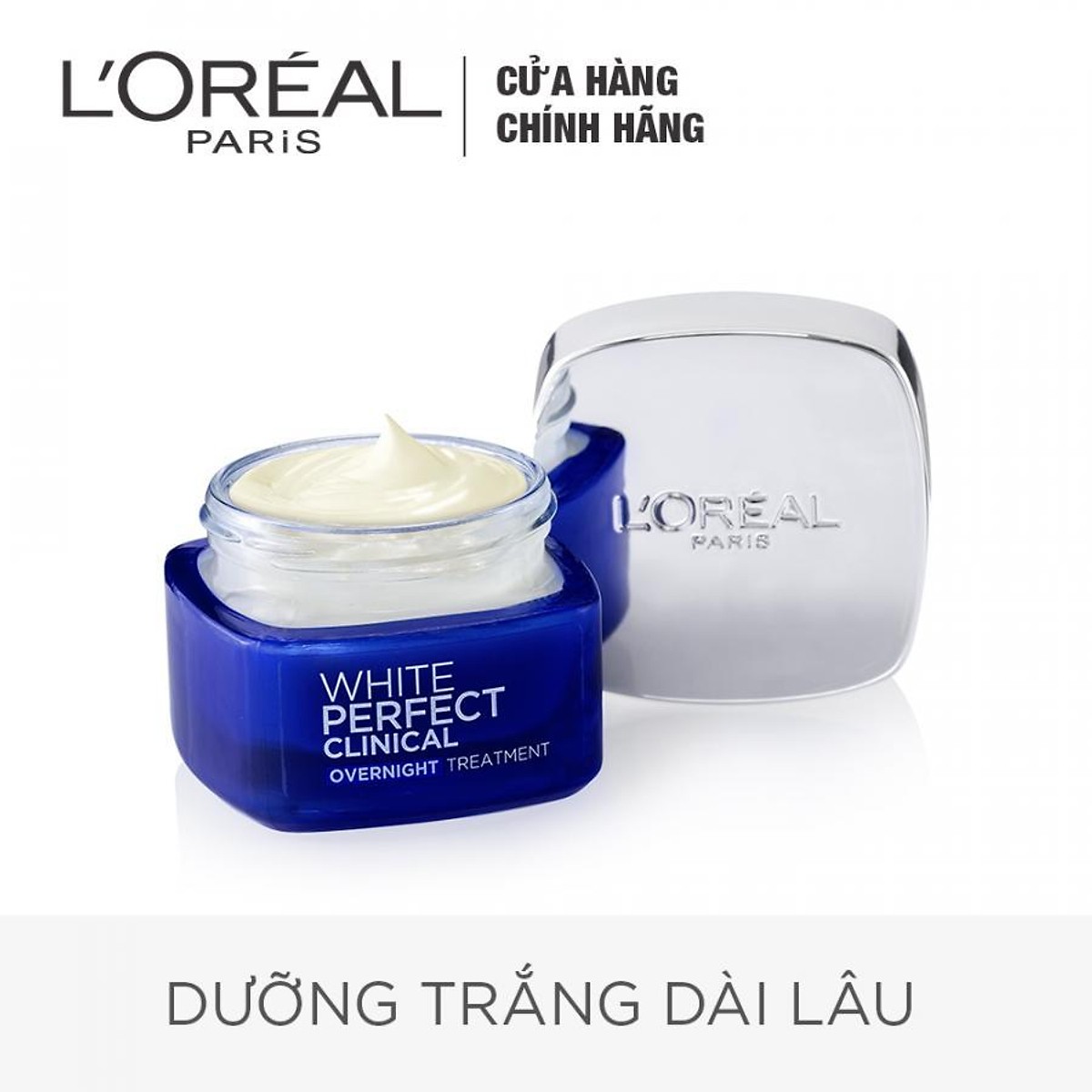 Kem Dưỡng Giảm Thâm Nám Và Trắng Mịn Ban Đêm L'Oréal White Perfect Clinical 50ml