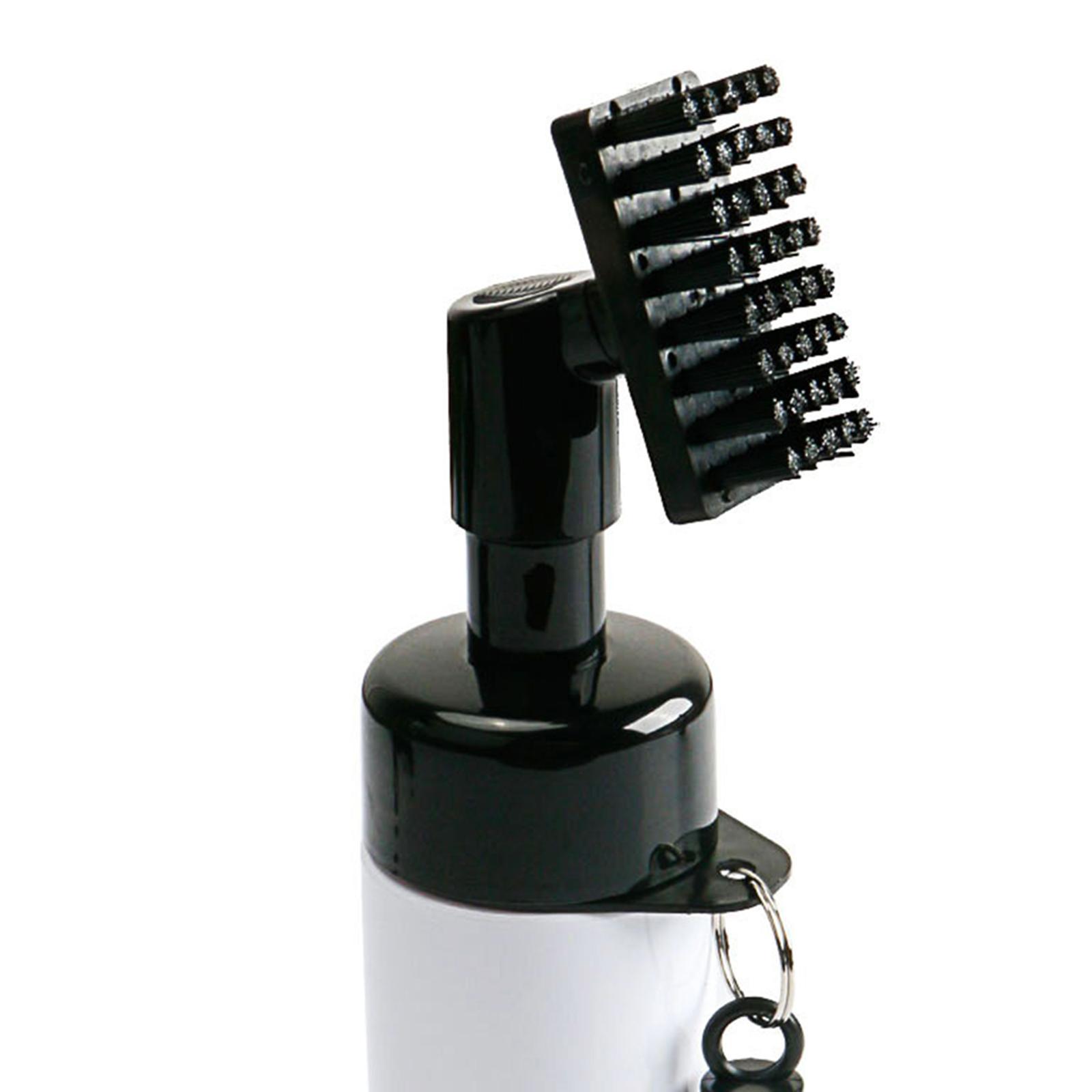 Golf Club Brush with Groove Cleaner with Water Bottle Equipped with Water Spray Device