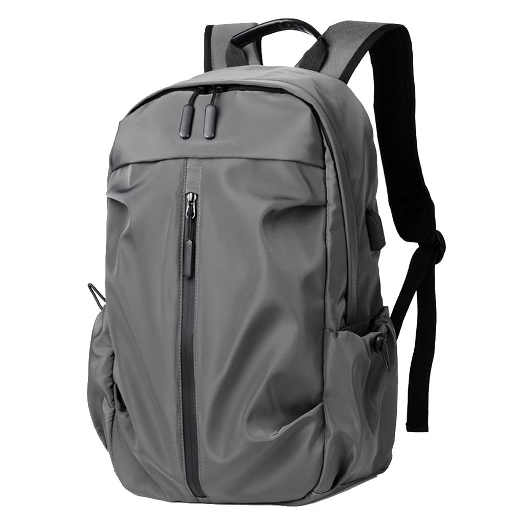 Backpack for Men, Outdoor Travel Laptop Backpack with USB Charging Port, Durable Water Resistant Computer Laptop Business Bag Fits 15.6 Inch Computer