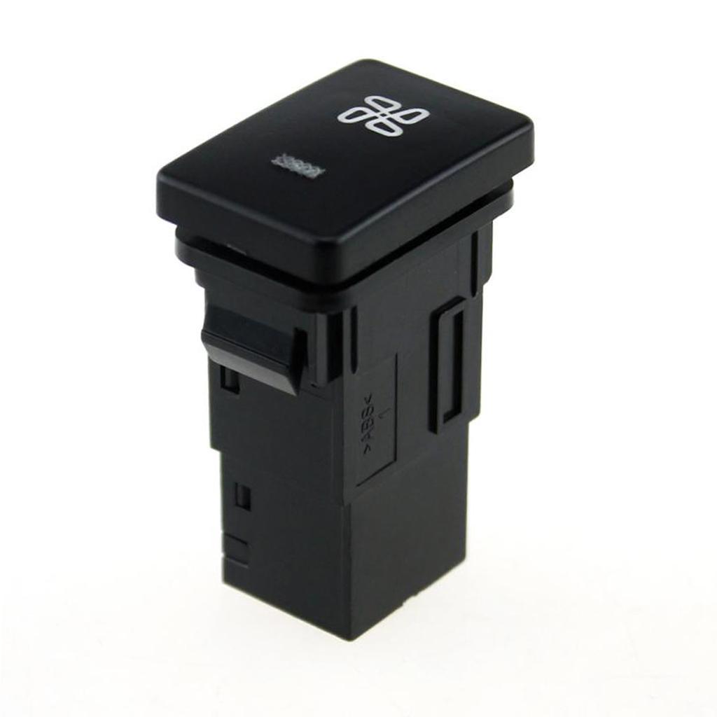 5x 4Pole 12V Push Button Switch with Blue LED Indicator Light for