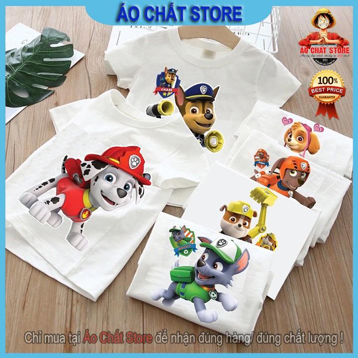 (VIDEO) Áo thun đội chó cứu hộ trẻ em | Áo Paw Patrol tay ngắn cho bé trai | bé gái đẹp PA06