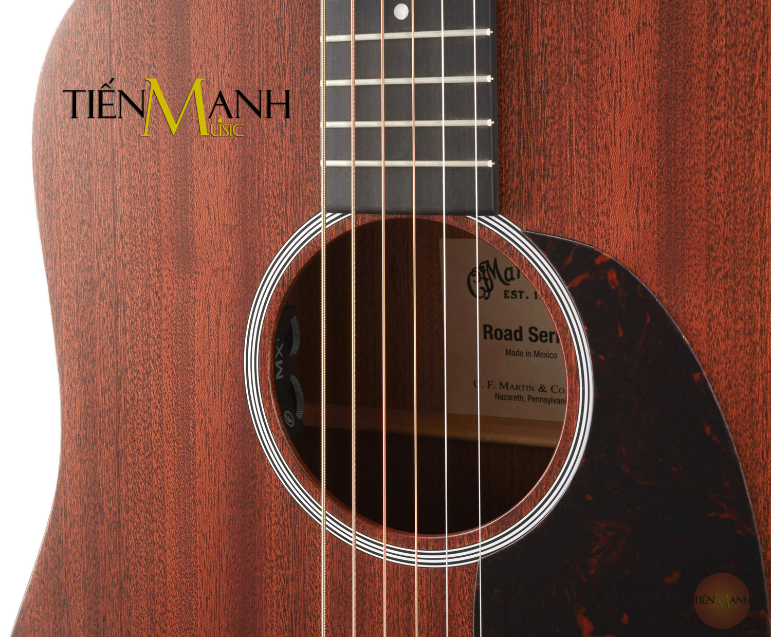 Đàn Guitar Acoustic Martin D-10E-01 Gỗ Sapele Road Series D10E Hàng Chính Hãng - Kèm Bao Đựng, Móng Gẩy DreamMaker