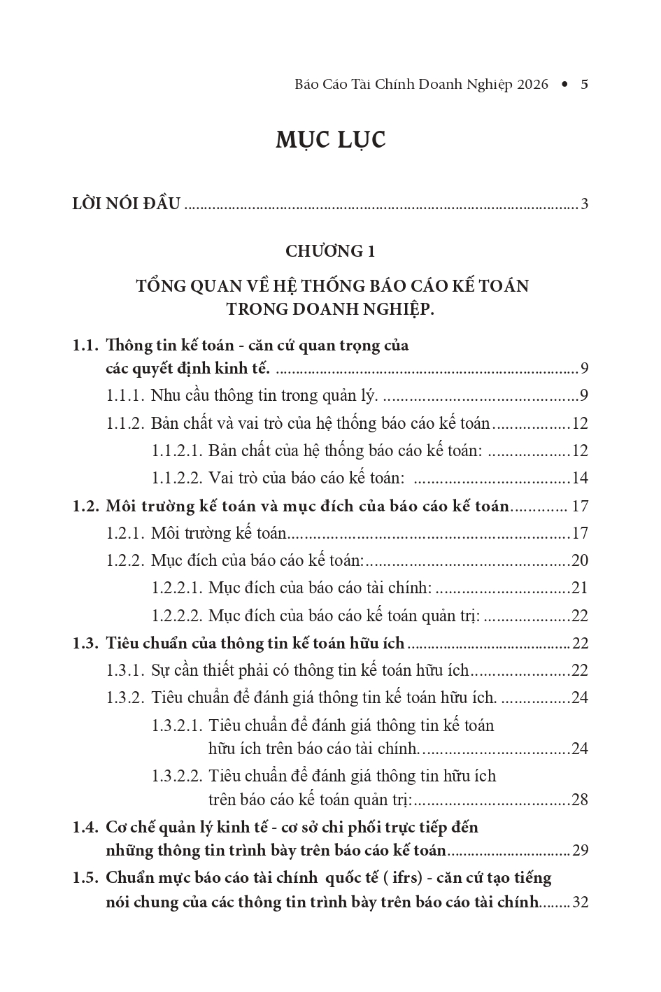Báo Cáo Tài Chính Doanh Nghiệp 2026