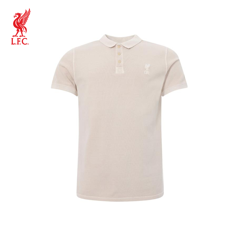 Áo thun polo tay ngắn thể thao nam LFC INT LAUNDERED POLO - STONE - A15683