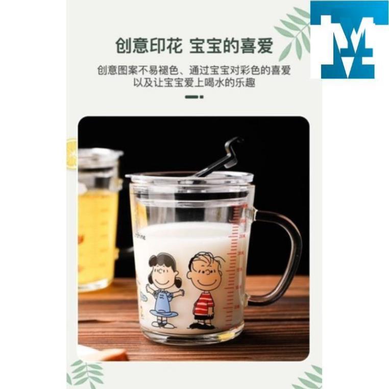 Bình hút chia vạch thủy tinh cao cấp kèm vòi hút 410ml