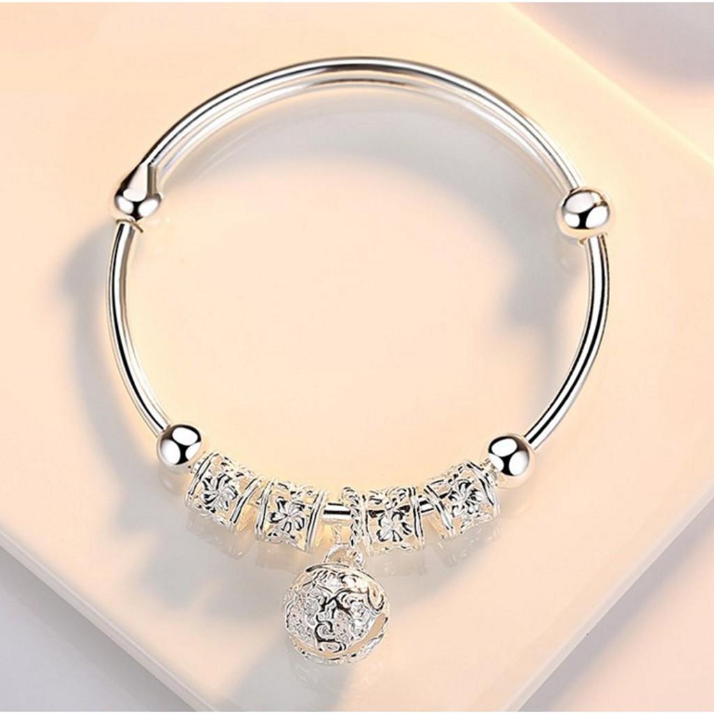 Vòng mix Charm mạ bạc 925 cực đẹp