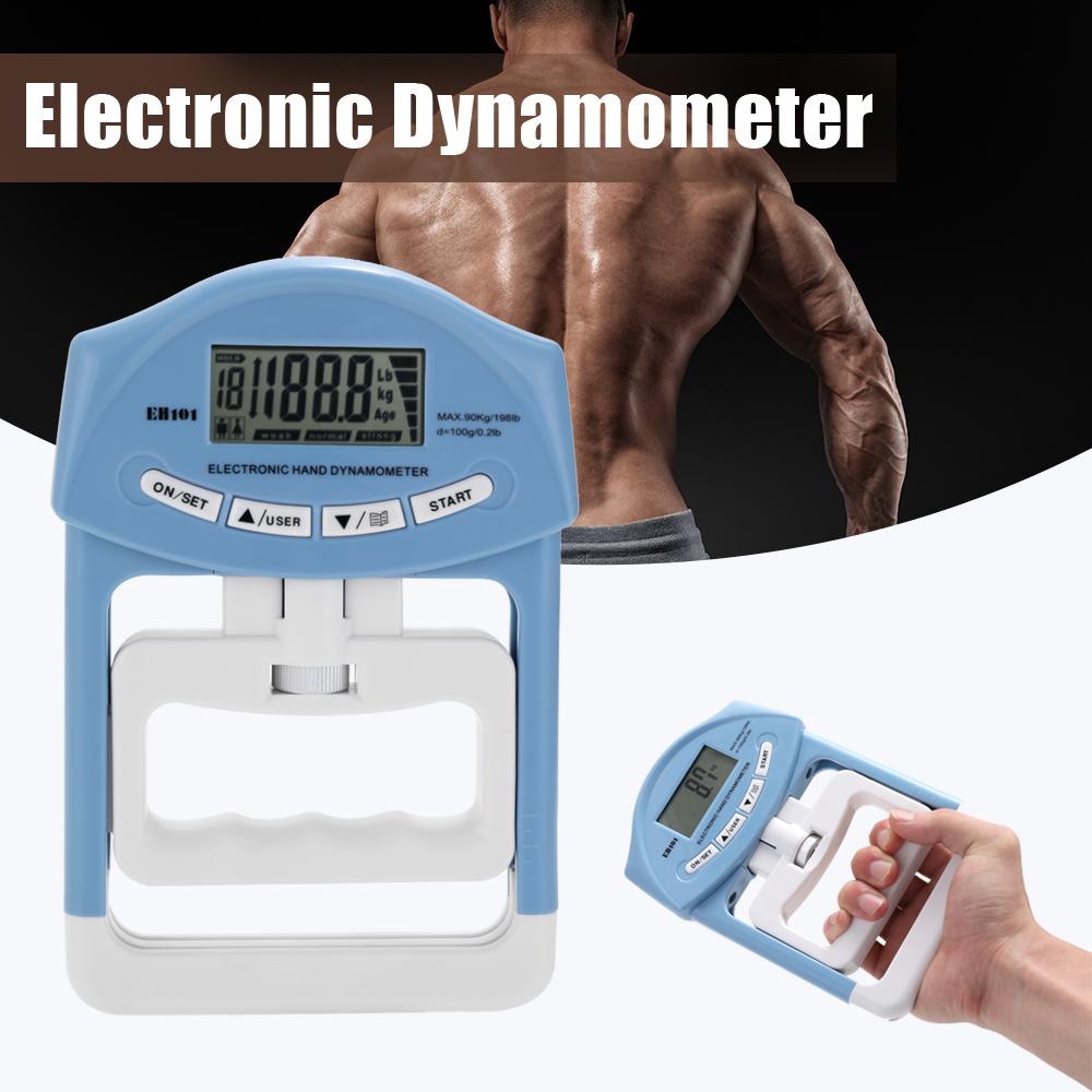 Digital LCD Electronic Dynamometer Hand Grip Power Measurement Tool Body Building Gym Exercises Mucle Gripper Strength