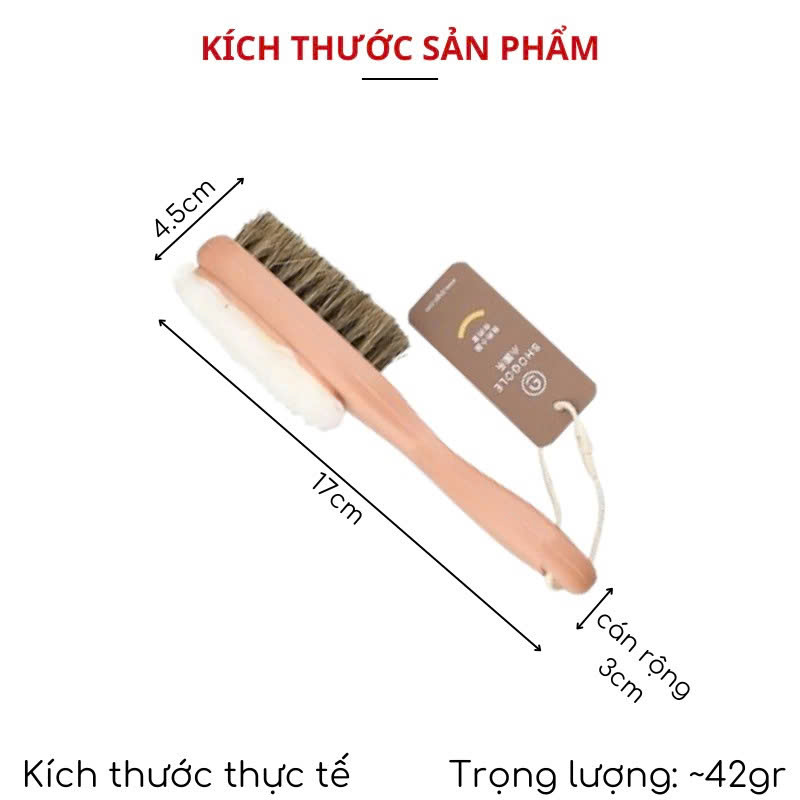Bàn Chải Hai Mặt Đa Năng – Nhựa Cao Cấp, Lông Cứng & Sợi Bông – Chà Giày Dép, Quần Áo, Làm Sạch Hiệu Quả - HÀNG CHÍNH HÃNG MINIIN