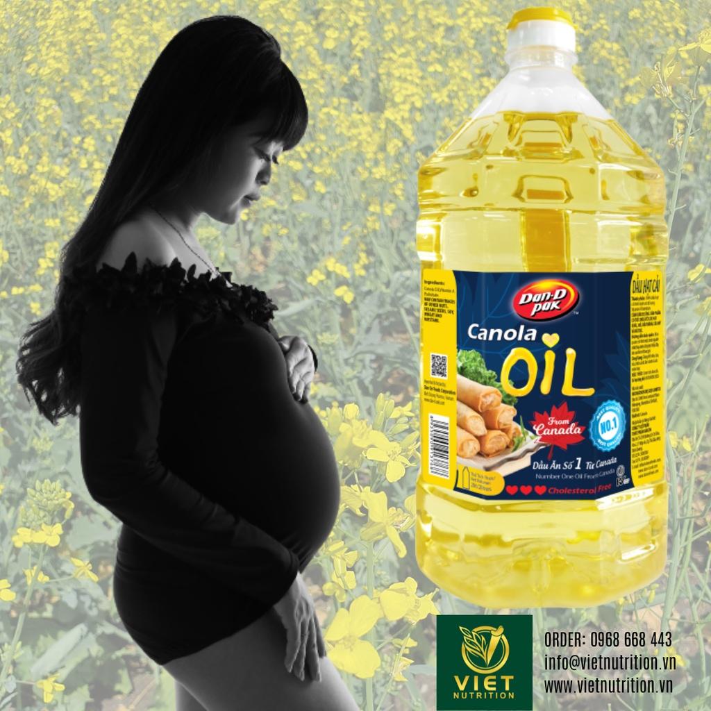 Dầu hạt cải Canola Oil Dan.d pak 2L