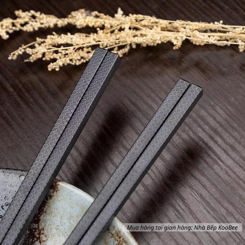 Set 10 đôi đũa Nhật sợi thuỷ tinh Glass Fiber - Đũa Nhật kháng khuẩn chống nấm mốc chống trơn trượt