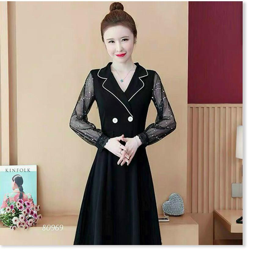 ĐẦM PHỐI LƯỚI DÁNG SUÔNG SIÊU XINH