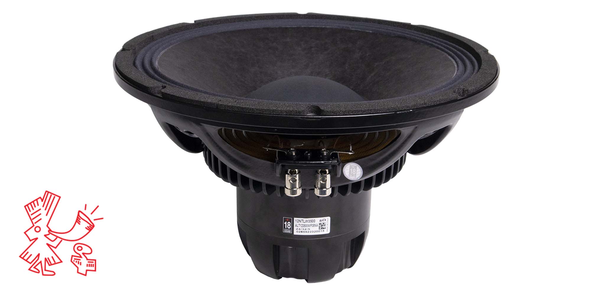 12NTLW3500 Củ loa Bass 12inch - 3 tấc Neodymium 900W 4/8Ω 18 Sound-HÀNG CHÍNH HÃNG