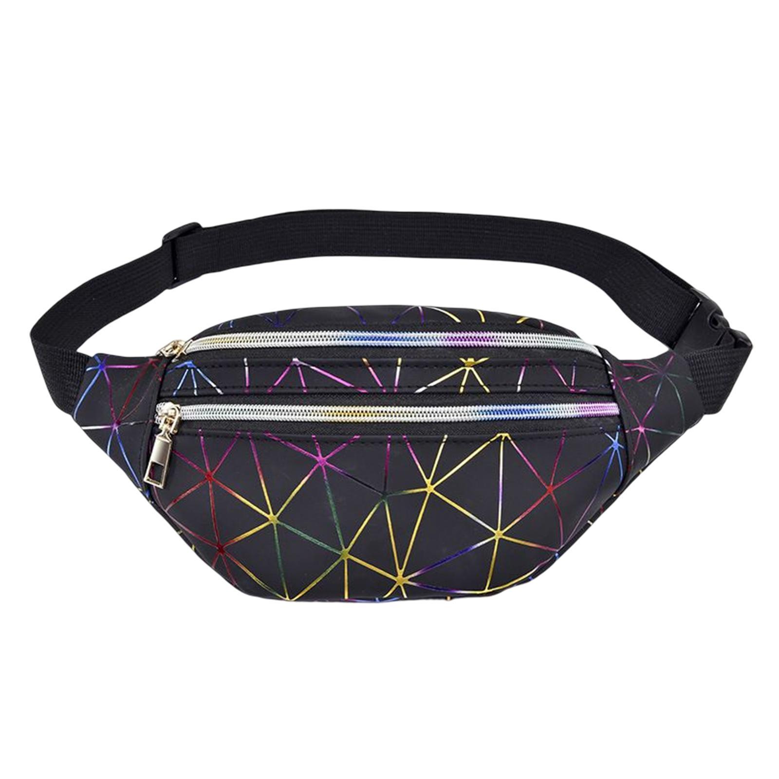 Fanny Pack Waist Bag Casual Fashionable for Sport Walking Hiking Black