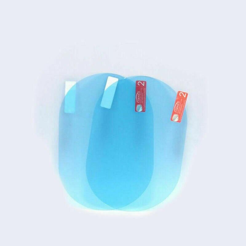 2pcs Rearview Mirror Rainproof Clear Film Sticker Protective for Car Motorcycle Bicycle Bike View Mirror AntiFog Waterproof Film