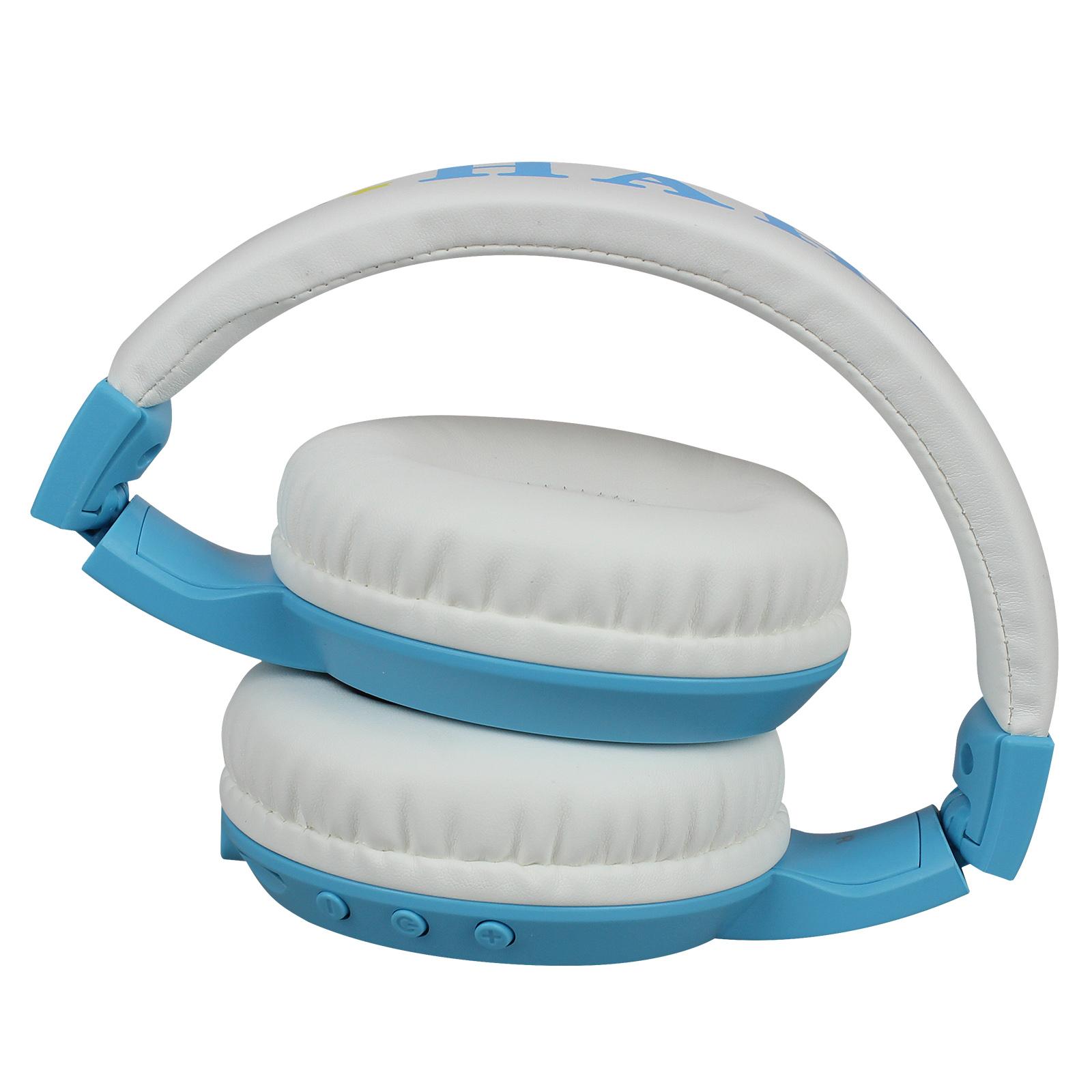 Tai nghe Bluetooth không dây dành cho trẻ em tích hợp micrô trên tai giới hạn âm lượng 85dB - Màu hồng