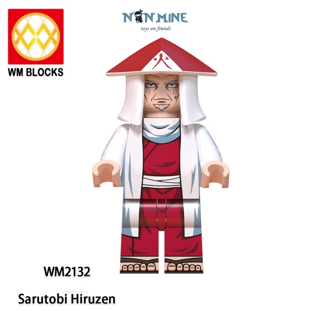 Đồ chơi Minifigures Naruto Hokage Asuma Kurenai  Ninja Làng Lá WM6111 WM6110