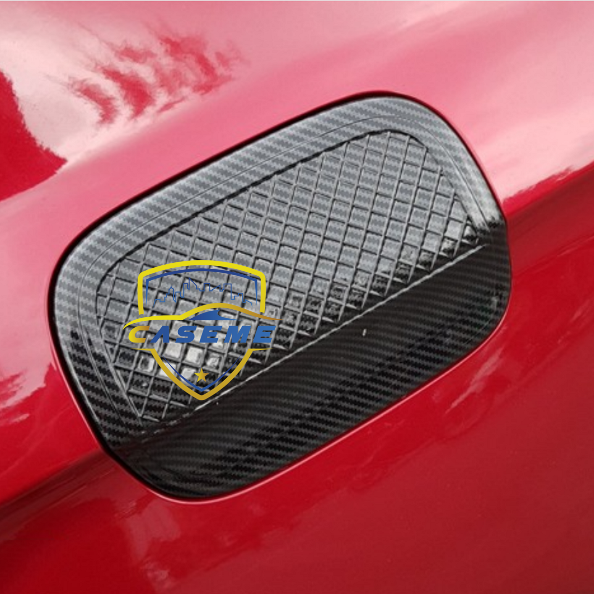 Ốp Nắp Bình Xăng Vân Carbon Dành Cho Xe Honda City 2021 Cao Cấp