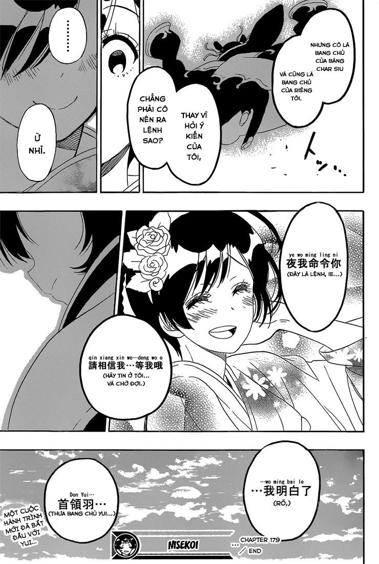 nisekoi - tình yêu giả tạo chapter 179 19