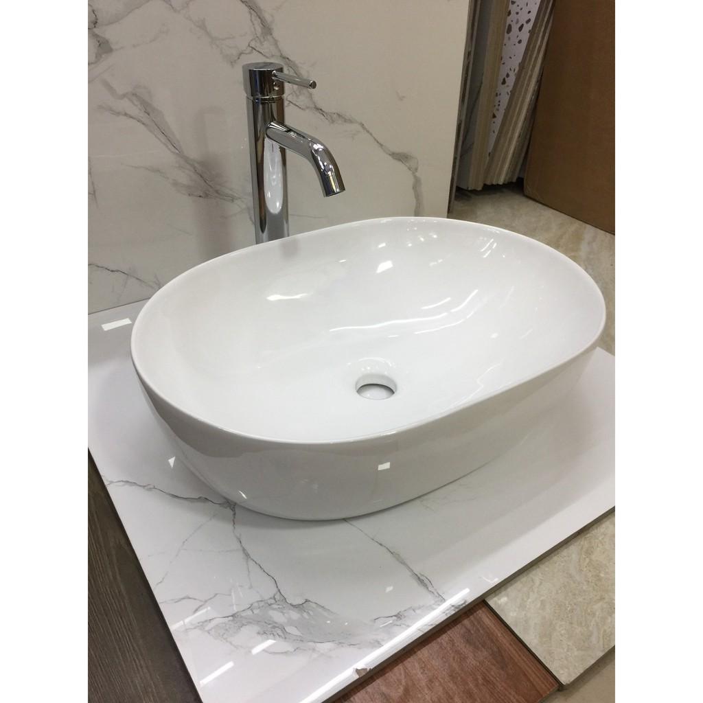 COMBO Chậu lavabo rửa mặt đặt bàn đá VÀ vòi dương bàn. KH nên đọc kỹ phần chi tiết sp