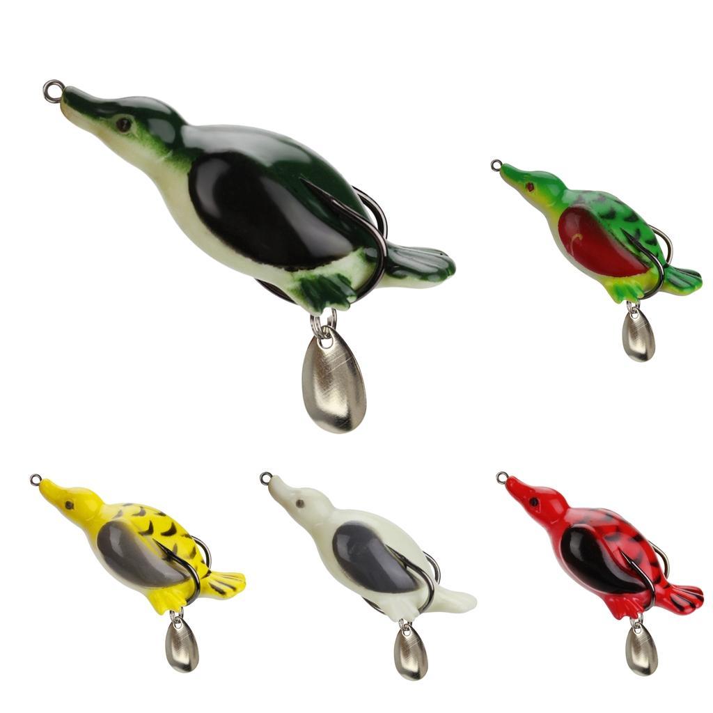 Duck Fishing Lure Topwater Hollow Body Duck Lure Soft Bait Artificial Lure