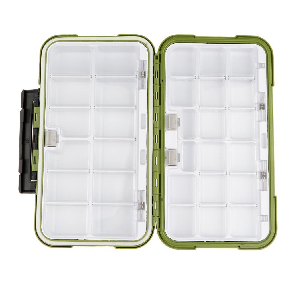 Premium Waterproof Plastic Fishing Hooks Lures Baits Tackle Storage Organizer Box Case - C Type
