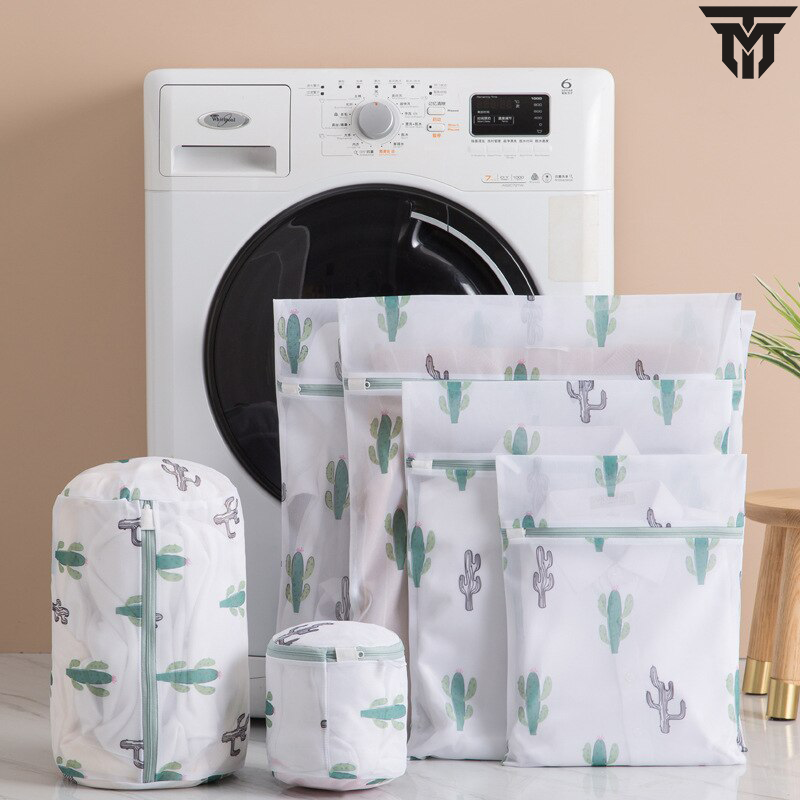 Combo 6 Túi Giặt Lưới Bảo Vệ Quần Áo Teement , Túi Lưới Mịn Polyester Bảo Quản Quần Áo Dùng Cho Máy Giặt Siêu Bền Tiện Dụng - Hàng Chính Hãng