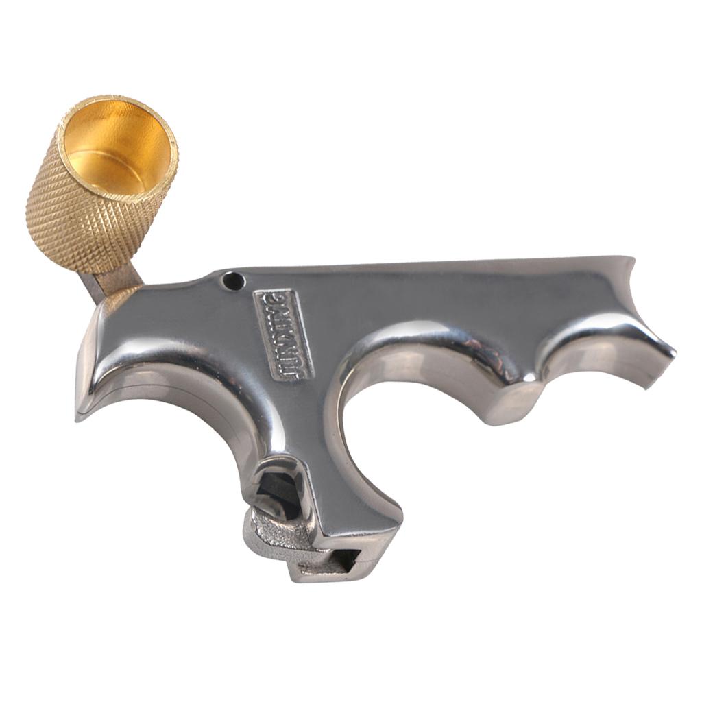 Stainless Steel Compound Bow Release Aid Trigger Archery Accessories Silver