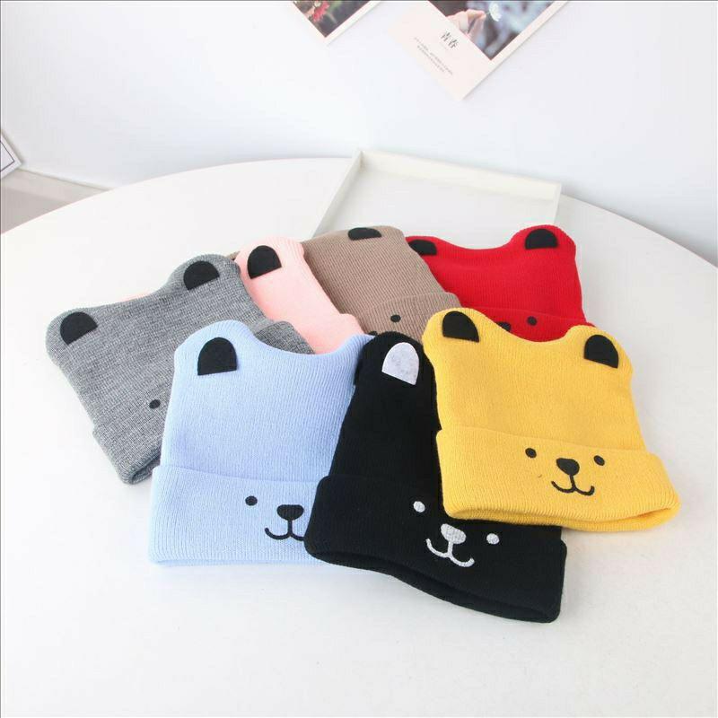 Mũ len mèo milk nhiều mẫu cho bé trai bé gái 0-24m