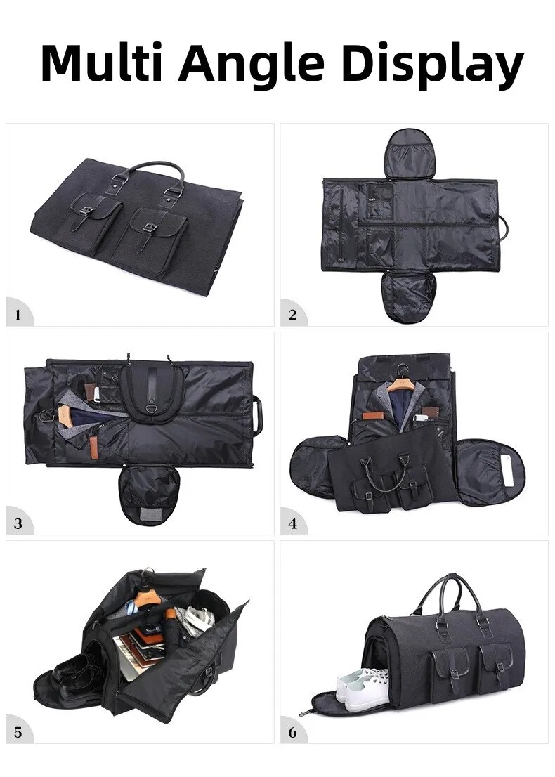 Túi Du Lịch Đựng Vest 50L Oxford Folding Suit Storage Bag Fashion Designer