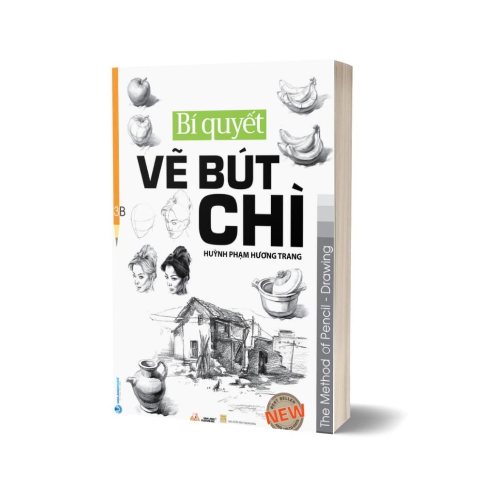 Sách - Combo Bí Quyết Vẽ Bút Chì + Bí Quyết Vẽ Ký Họa + Nguyên Lý Hội Họa Đen Trắng (Bộ 3 Quyển)