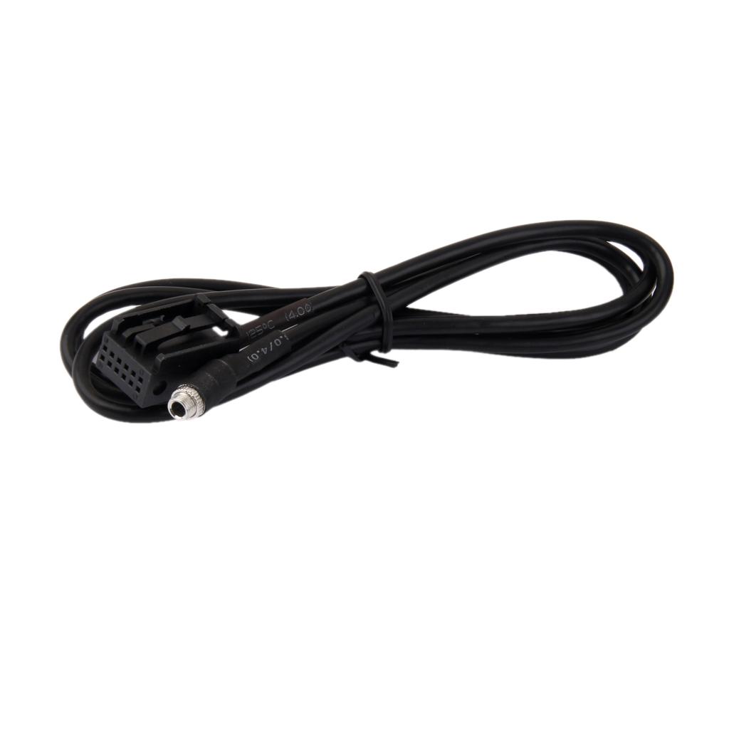 Music 3.5mm Female Jack Car USB Aux-in Adapter Cable FOR 2003-08 BMW E85/E86