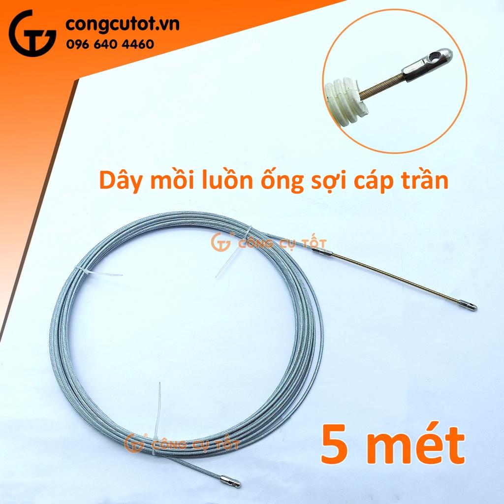 Dây mồi luồn ống sợi cáp trần 5m