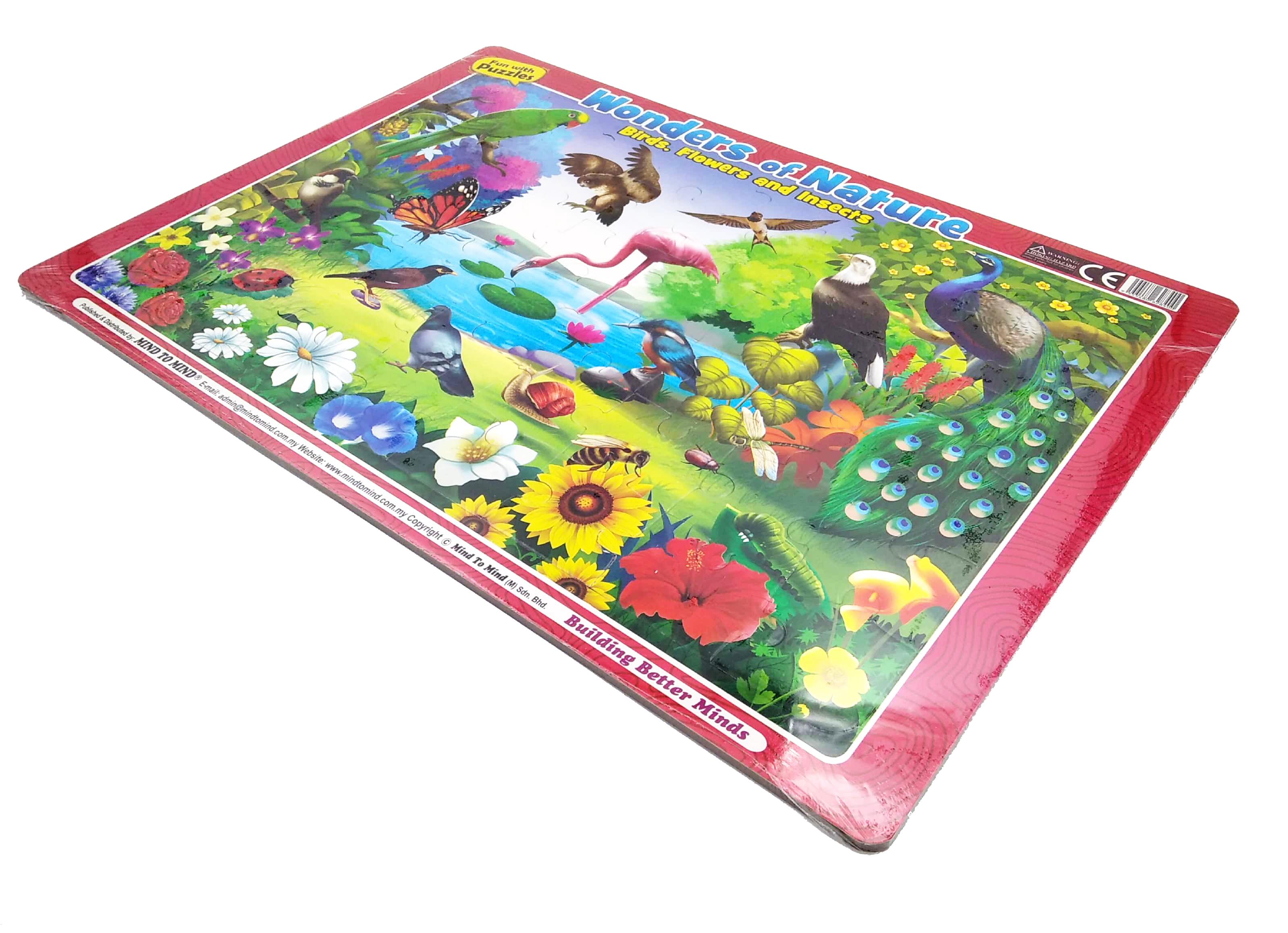 Fun With Puzzles: Wonder Of Nature - Birds, Flowers And Insects