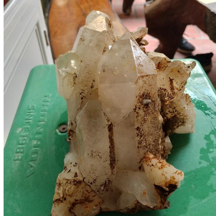 Thach Anh Trắng Tinh Thể Tự Nhiên, Đá Mang Năng Lương Tích Cực - Đá Phong Thủy Chiêu Tài Dùng Sưu Tầm