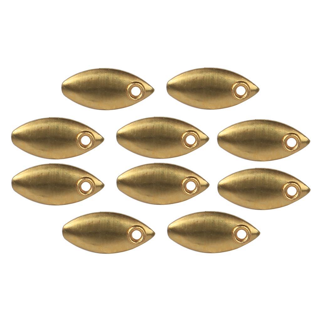 10/50/100pcs Durable Spoons Fishing Lures Sequins Baits Metal Wobblers Lures