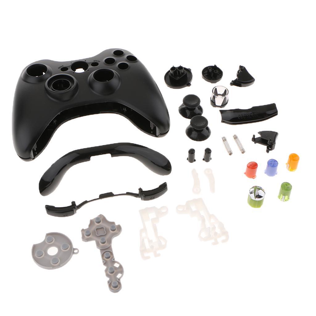 For  Xbox 360 Controller Button Set Case Shell Faceplate  with Thumb