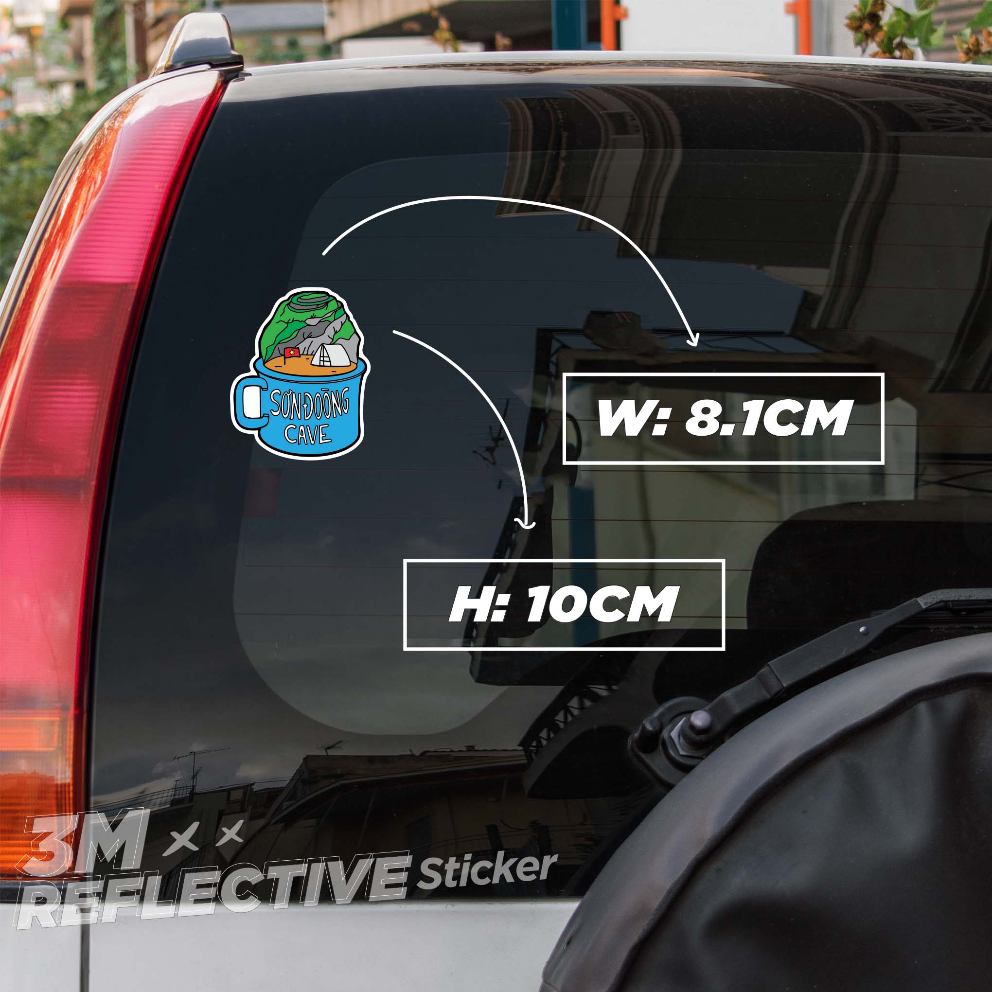 SON DOONG CAVE 3M - Reflective Sticker Die-cut Hình dán phản quang thương hiệu STICKER FACTORY