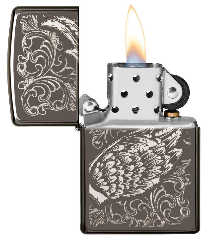 Bật Lửa Zippo Filigree Flame and Wing Design 29881