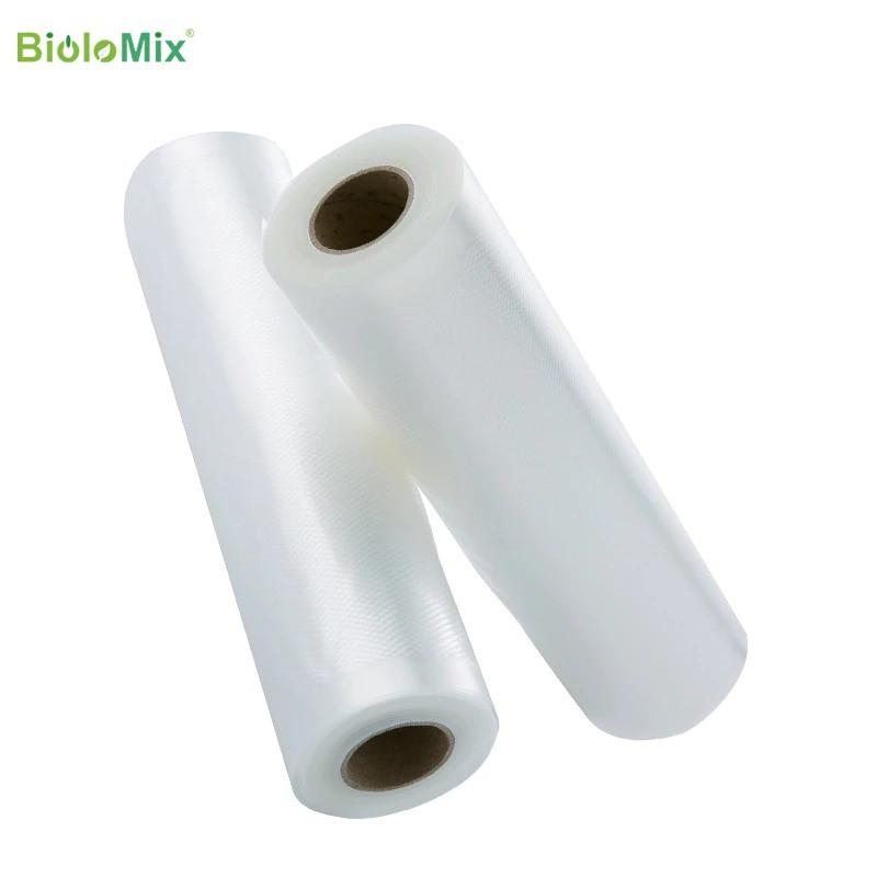 BioloMix Túi đựng thực phẩm cho Máy hút chân không Túi bảo quản thực phẩm cho nhà bếp Bao bì thực phẩm tươi