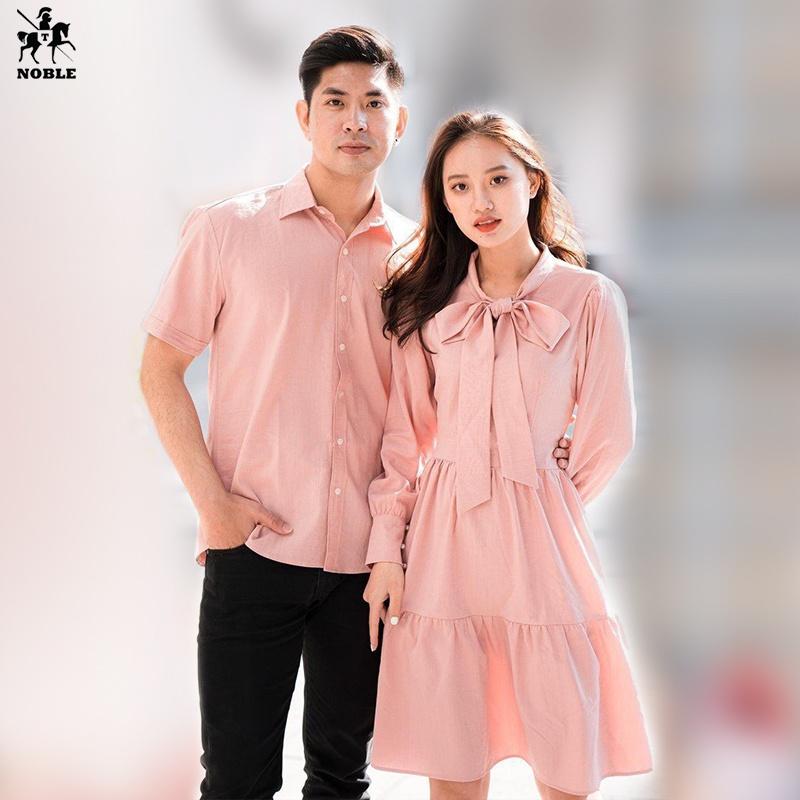 Set đồ đôi nam nữ thích hợp đi chơi, du lịch, chụp ảnh cưới thời trang Noble NB433