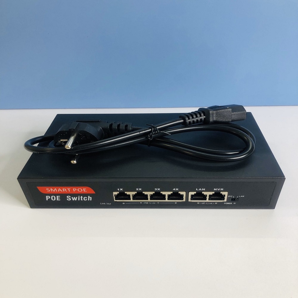 Switch PoE 4+2