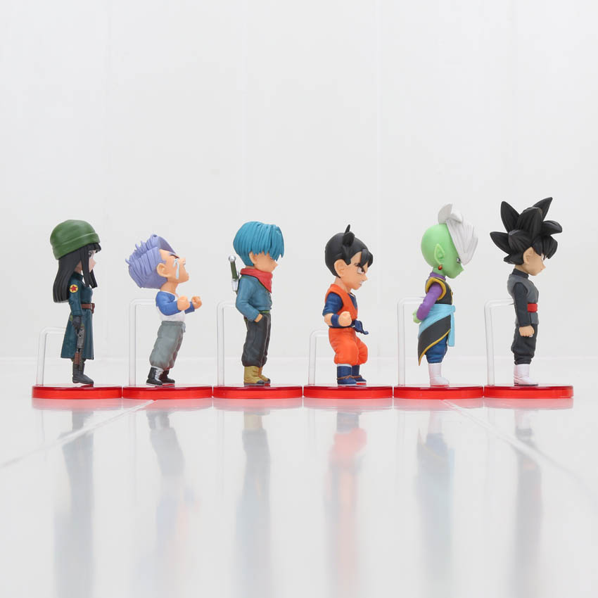 Bộ 06 Mô Hình Nhân Vật ChiBi Trong Truyện Dragon Ball