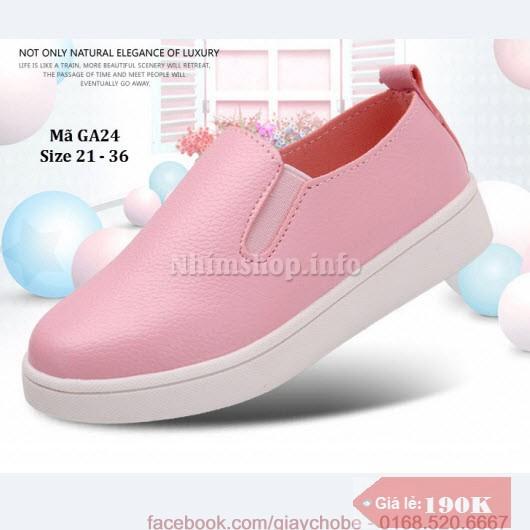 Giày Slip Ons Trẻ Em 1 - 12 Tuổi GA24