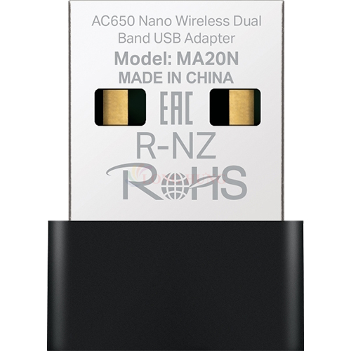 USB Wifi Mercusys AC650 Nano Wireless Dual Band MA20N - Hàng chính hãng