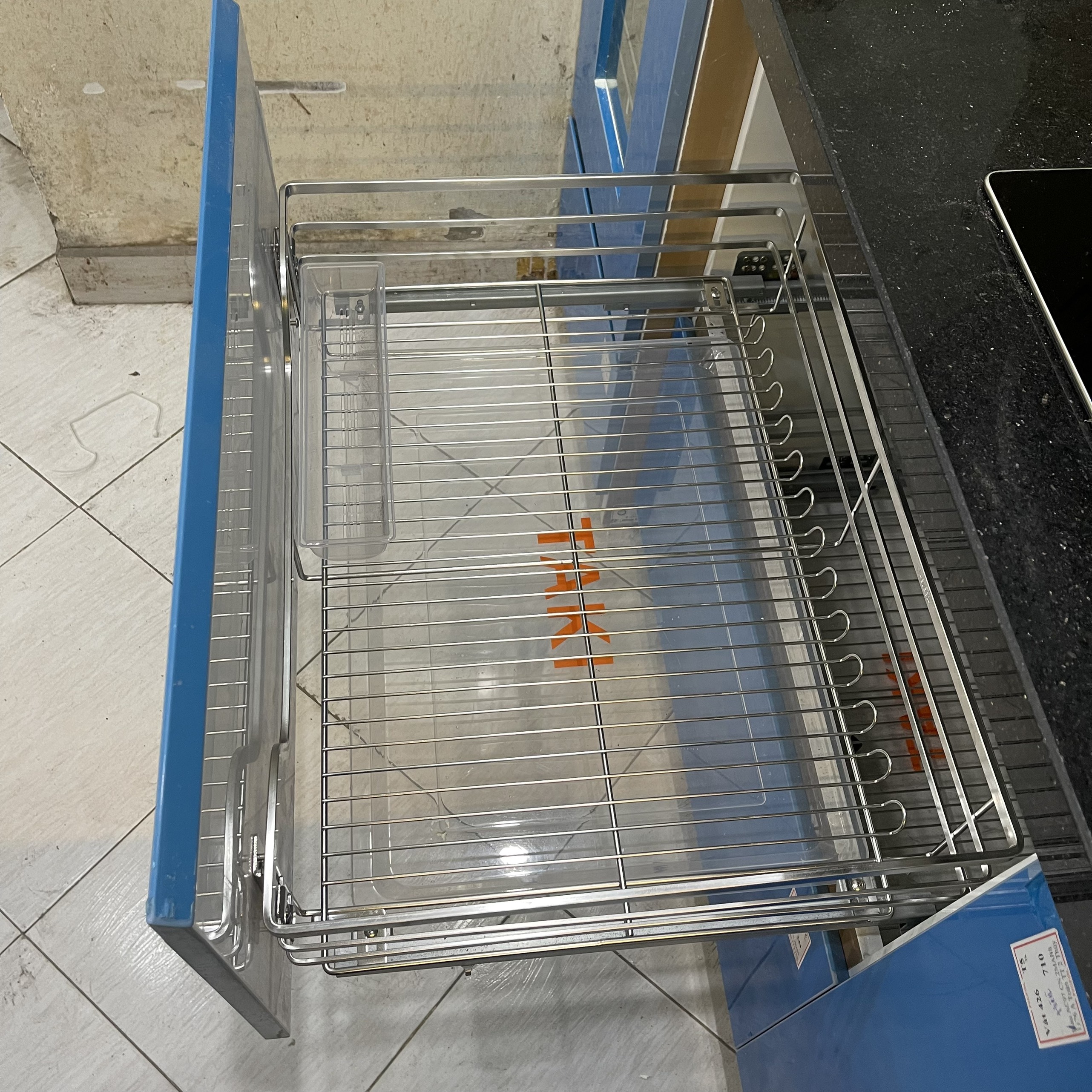 Kệ Để Xoong Nồi Tủ Bếp Dưới Đa Năng NAN DẸT INOX 304 Ray Âm Giảm Chấn - Bảo Hành Vĩnh Viễn - Có Thợ Lắp