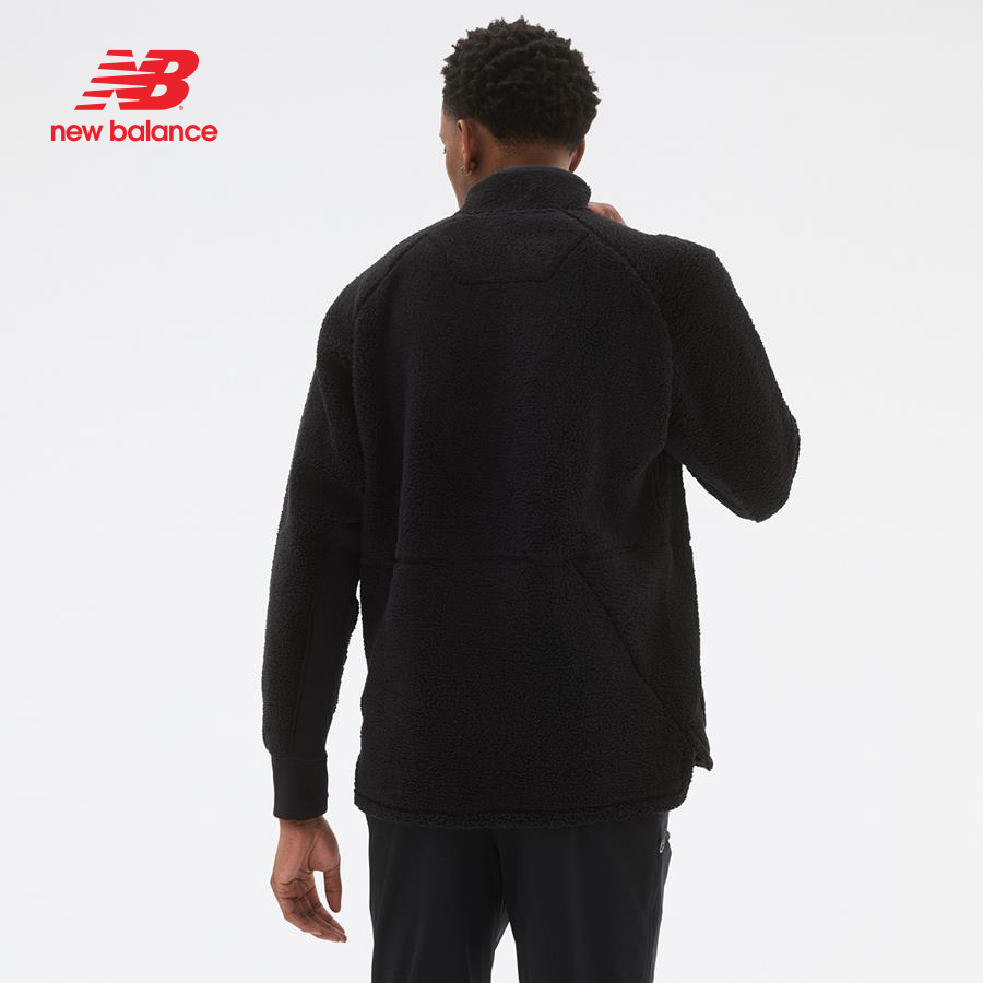 Áo thun tay dài thể thao nam New Balance APP RUNNING LONG SLEEVES T-SHIRT M BLACK - MT23285BK (form quốc tế)