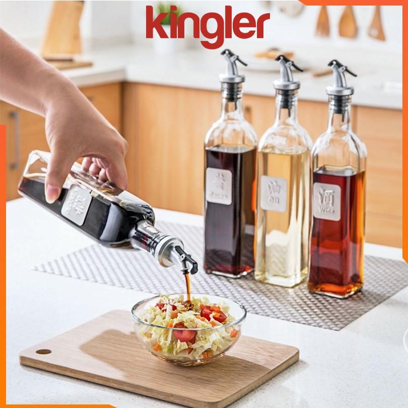 Vòi Nút Chai Đa Năng Có Khóa Chặn, Vòi Rót Dầu Ô Liu, Nước Tương, Nước Mắm, Tiện Dụng Khi Nấu Ăn, Pha Chế. Kingler 5230