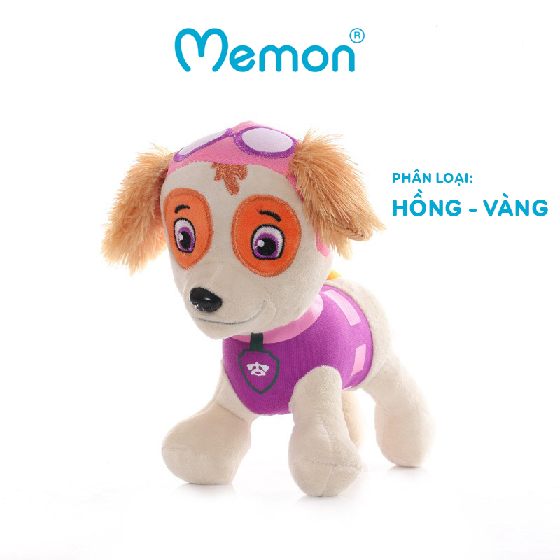 Gấu Bông Chó Cứu Hộ Cao Cấp - Hàng Chính Hãng Memon - Đồ Chơi Thú Nhồi Bông Chó Cứu Hộ, Bông Gòn PP 3D Tinh Khiết, Đàn Hồi Đa Chiều, Bền Đẹp, Mềm Mịn, An Toàn Cho Người Sử Dụng